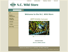 Tablet Screenshot of ncwildstore.com